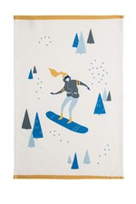 Geschirrtuch Snowboardeuse