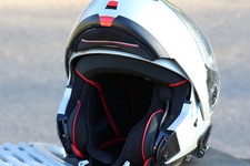 Nolan N Com N104A mit Bluetoth und Pinlock Gr. S/M - 56/57cm silber