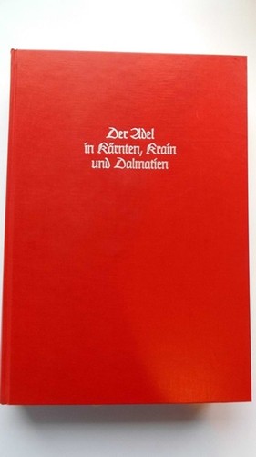 Der adel kärnten - kärnten,, krain