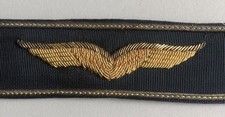 Bundeswehr Ärmelband Doppelschwinge Gold handgestickt - General - 50cm