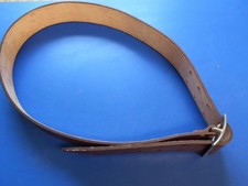 DDR Zweidornkoppel Lederkoppel Offizierskoppel Volkspolizei NVA GT braun 120cm