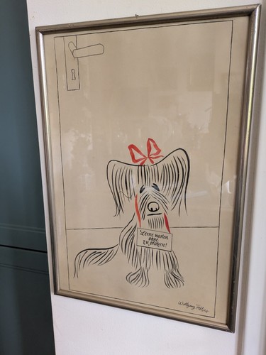 Zeichnung hund yorkshire - zeichnung,