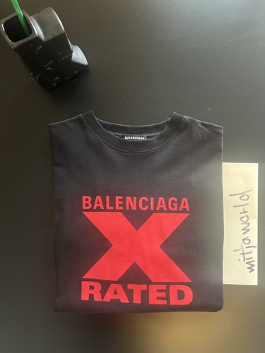 Balenciaga rated t shirt - "x-rated", t-shirt