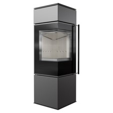 Kaminofen REN schwarz 7 kW Eck