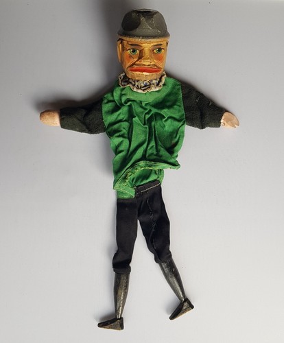 Alte handpuppe mit - alte,