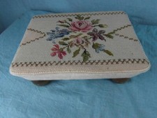 Hocker antik stickerei solide - antik,