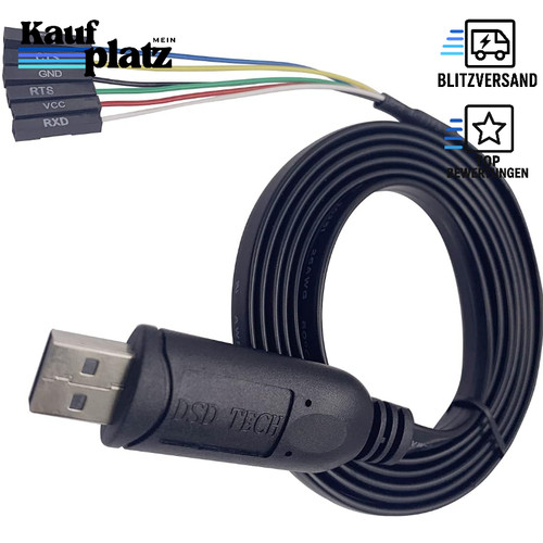Usb ttl kabel seriell 8m - usb-zu-ttl-kabel, 1,8m