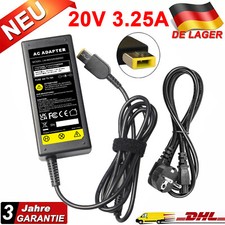 Für Lenovo ThinkPad Laptop Netzteil Adapter 65W 20V 3.25A - USB SQUARE SLIM TIP