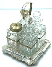 Tolle antik Menage mit 4