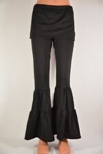 Hippie Damen Schlaghose Stoffhose Schlag Ethno Gr. XL schwarz Neu; K1 343