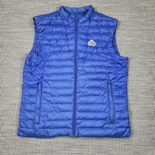Pyrenex Mateo Weste Gilet Jacke Gr. Large blau Puffer Daunen gefüllt leicht