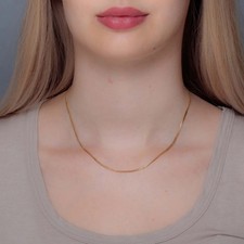 Zopfkette aus 585er Gold 14K