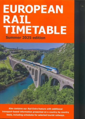 European rail timetable summer - rail,