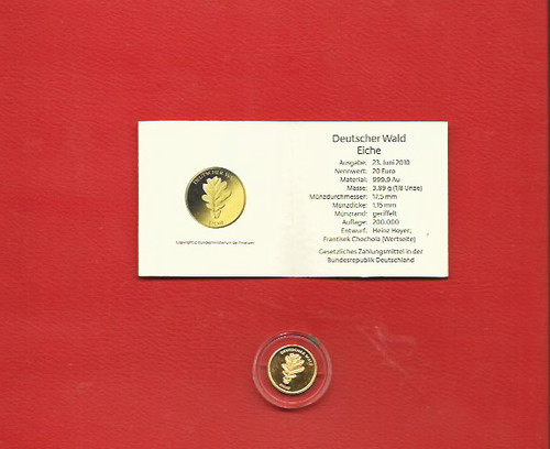 Goldmünze - 1x, "20.-€