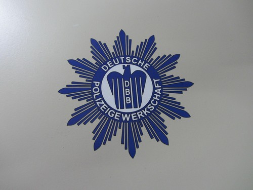 Polizei aufkleber stern - 4,
