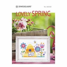 ZWEIGART - KREUZSTICH HEFT - LOVELY SPRING - STICKHEFT - NR. 320 - STICK IDEEN