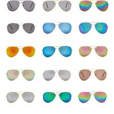 Trendige Pilotenbrille Sonnenbrille Verspiegelt Fliegerbrille Unisex Multicolor