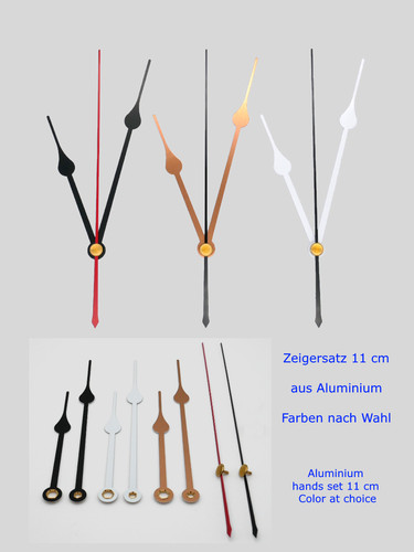 Zeigersatz 110 aluminium - zeigersatz, mm