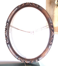 antik Bilderrahmen Holz oval