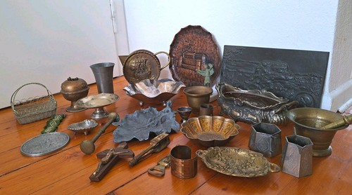 Konvolut zinn bronze messing - konvolut, zinn/bronze/messing