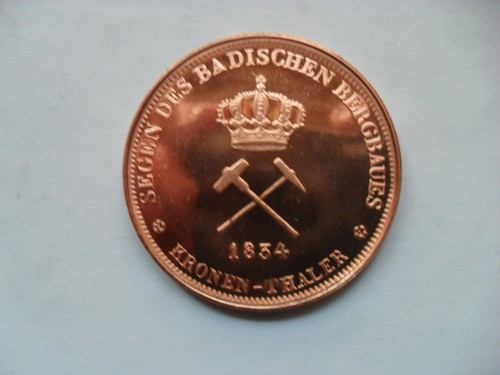 Kronentaler 1834 baden - 1834,
