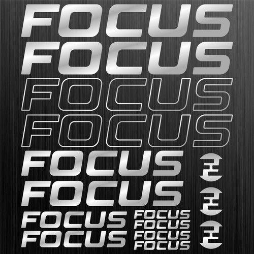 Focus chrome aufkleber sticker - aufkleber,