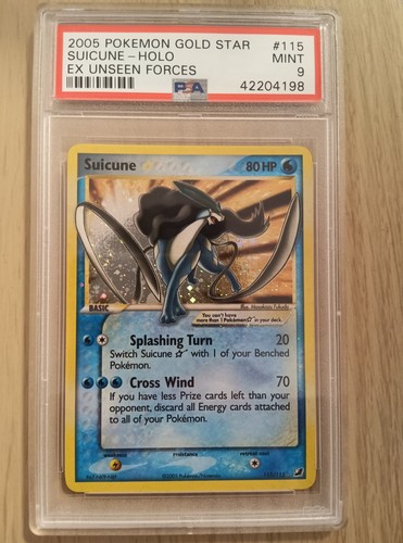 Suicune gold star holo - gold,
