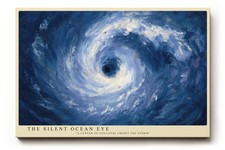 Paul Sinus Wandbild The Silent Ocean Eye Stillness Amidst the Blue Storm