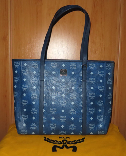Mcm shopper aus visetos - shopper, visetos-canvas