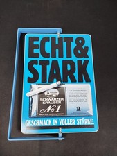 Schwarzer Krauser No 1 - Werbeschild für außen – drehbar aus Sammlungsauflösung