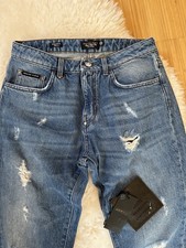 💙PHILIPP PLEIN Jeans Blau Boyfriend Gr. 28 wie Neu KP 399 Euro 💙