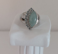 ☆ ☆ Schöner Milky Aquamarin Ring in Silber von La Luna Design, Gr. 57, neu! ☆ ☆