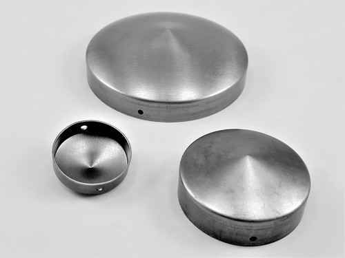 Pfostenkappe stahl roh metall - pfostenkappe,