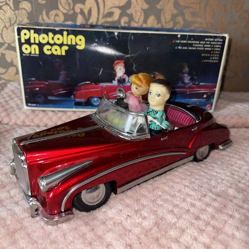 Vintage boxed tin plate - vintage, tin-plate