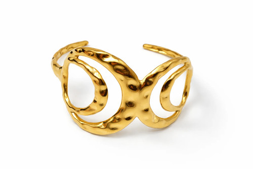 Armreif goldfarben armband - goldfarben,
