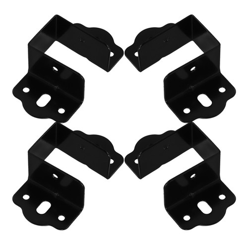 Black iron bed hardware - black,