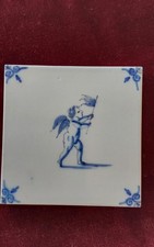 Antike Kachel Fliese Holland