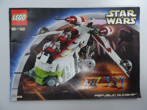 Lego 7163 republic gunship - gunship",