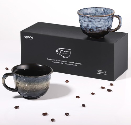 Cappuccinotassen set steingut - cappuccinotassen,