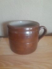 Vintage Tasse, Pott, Steinzeug, antik, Frankreich