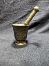 alter massiver Messing MÖRSER