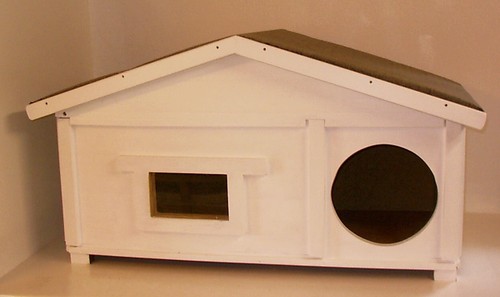 Katzenhaus mit fenster - ,