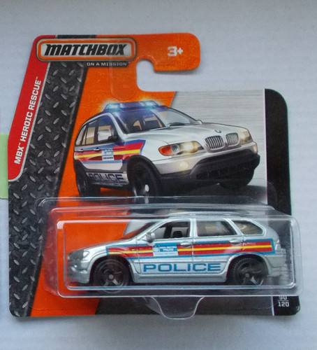 Matchbox bmw police polizei - x5,