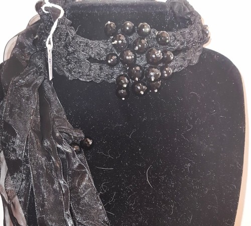 Halskette aus organza und - *halskette,