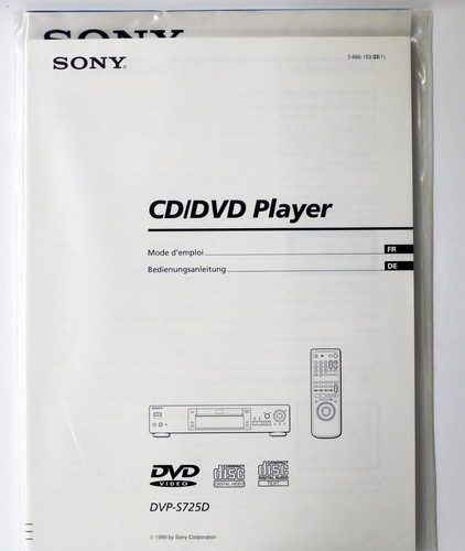 Original sony dvp s725d - original,