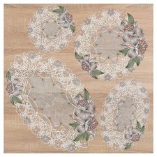 Deckchen Orchidee Plauener