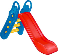 BIG - Fun-Slide - 152Cm Lange Rutschbahn, Nutzung Für Den Hausgebrauch, Rot-Blau