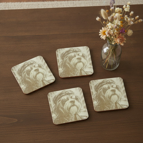 4er set quadratisch cool - set,,