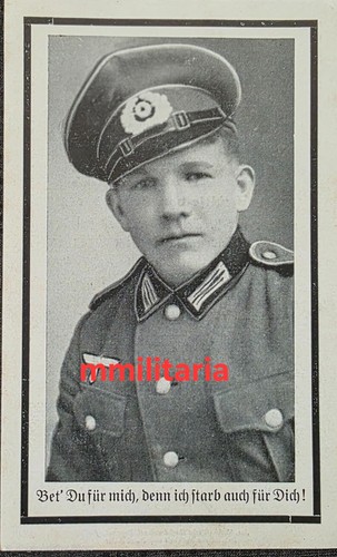 Sterbebild wwii grenadier - sterbebild,