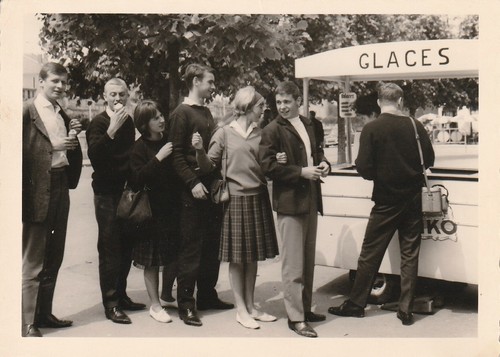 Vintage foto junge - vintage,